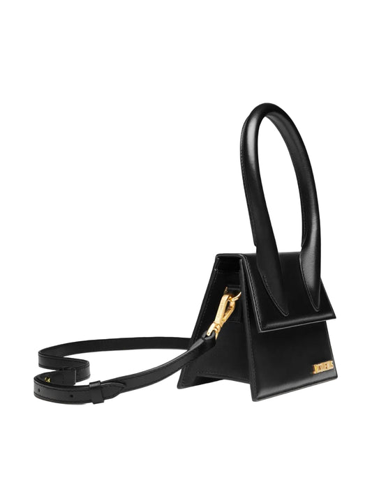 Black leather Le Chiquito moyen bag